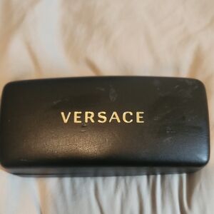 Versace Black Eyeglass Case
